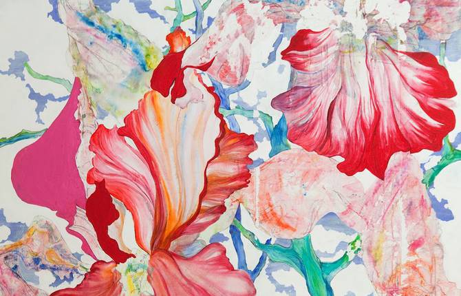 Oneiric Flowers Fresco by Sun Young Min