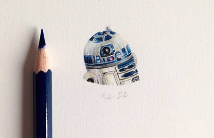 Tiny Star Wars Illustrations