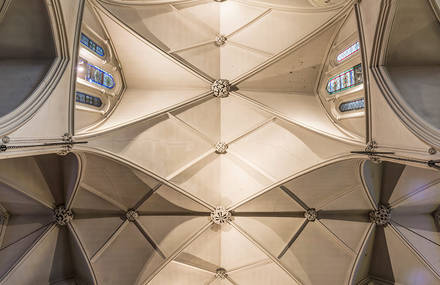 Vertical Panoramic Views of New York Churches