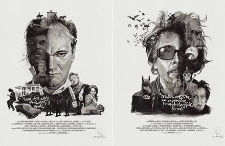 New Illustrated Posters of Famous Directors