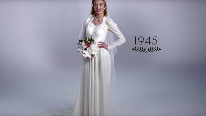 100 Years of Wedding Dresses