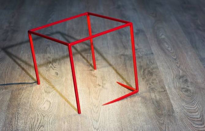Optical Illusion Cube Lamp