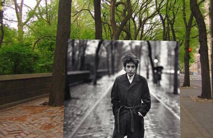 Scenes from the Past juxtaposed with Present