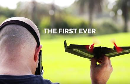 Paper Airplane Drone with Live Streaming Camera