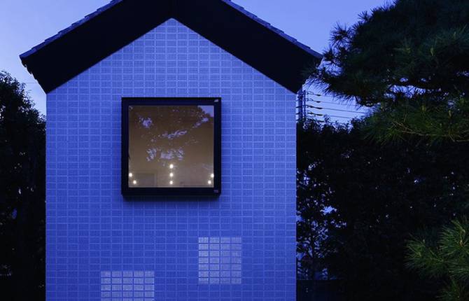 House with Perforated Brick Walls