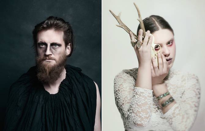 Traditional Balkan Witchcraft Portraits