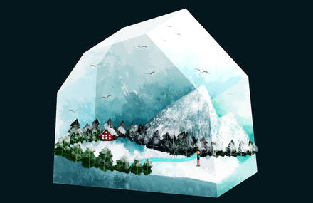 Crystal Illustrations by Ceci Lam