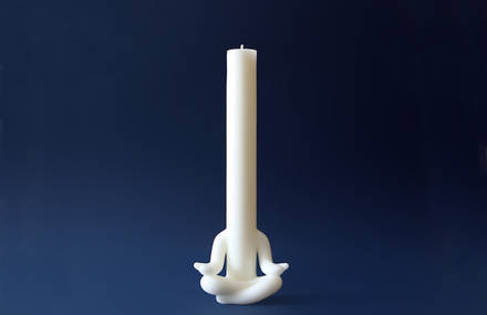 Meditating Candle by Studio And
