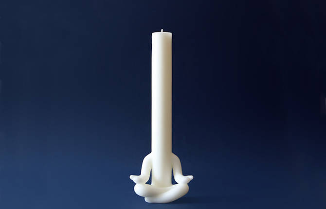 Meditating Candle by Studio And