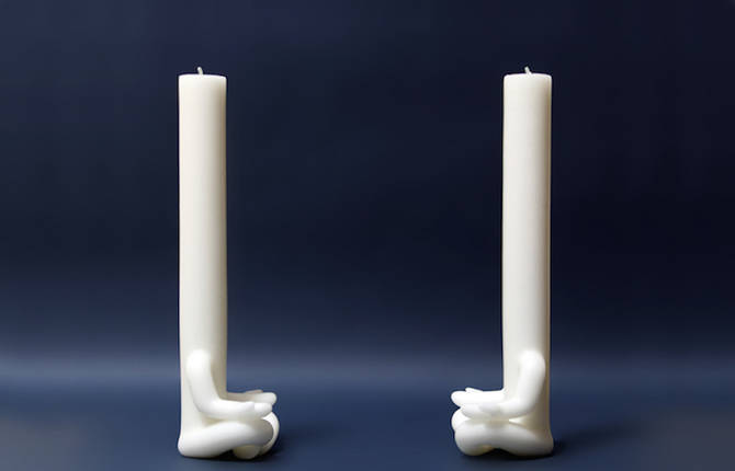 Meditating Candle by Studio And