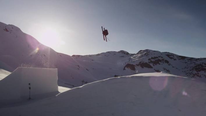 Freestyle Ski Session in Whistler