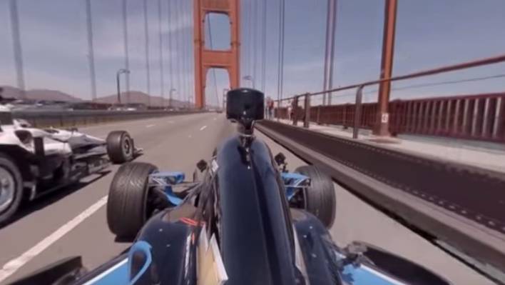 GoPro – Indycars over the Golden Gate Bridge