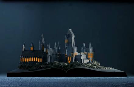 Harry Potter Hogwarts Castle made in Paper