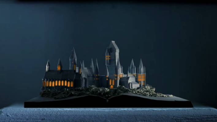 Harry Potter Hogwarts Castle made in Paper