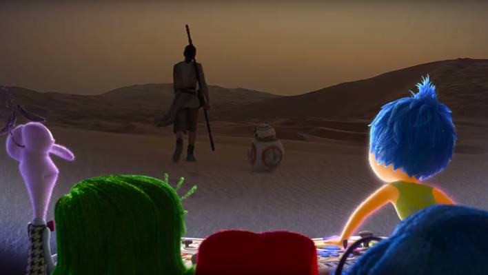 Inside Out Emotions React To Star Wars: The Force Awakens Trailer