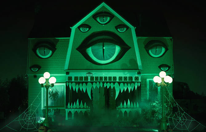 Haunted Monster House for Halloween