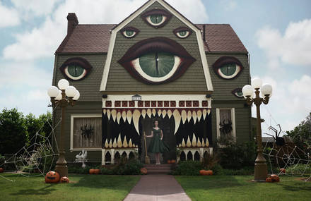 Haunted Monster House for Halloween