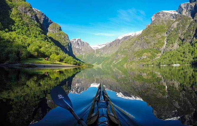 Fjords of Norways from a Kayaker Perspective