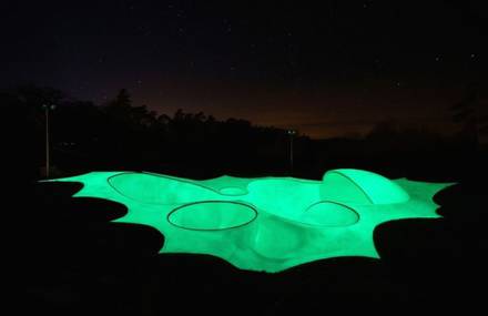 Phosphorescent Skatepark in Liverpool