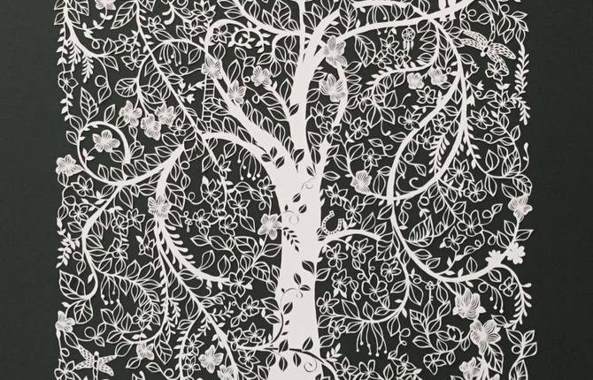 Poetic and Dreamlike Paper Cut Artworks