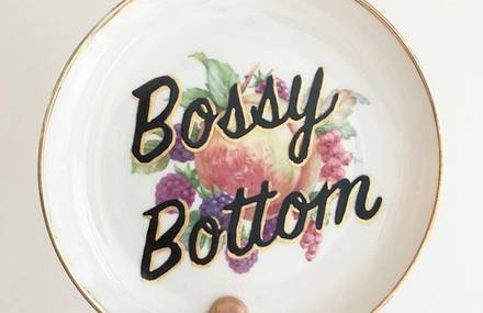 Funny & Quirky Messages on Vintage Plates