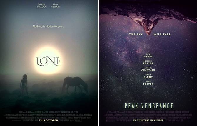 Imaginary Movie Posters Created with Reddit Posts