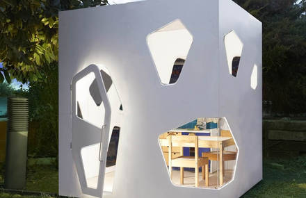 Minimalist Wooden Playhouses