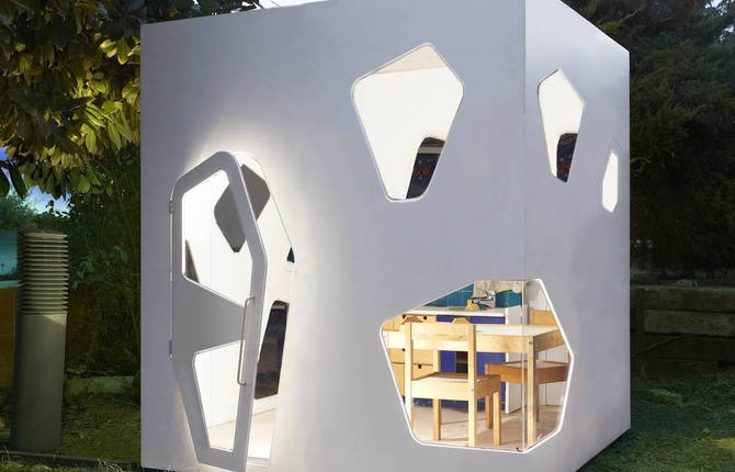 Minimalist Wooden Playhouses