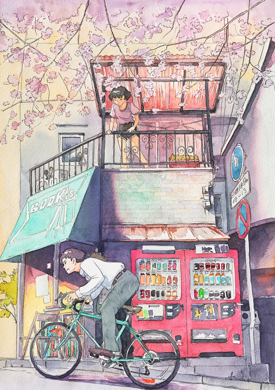 watercolourillustrationsghibli8