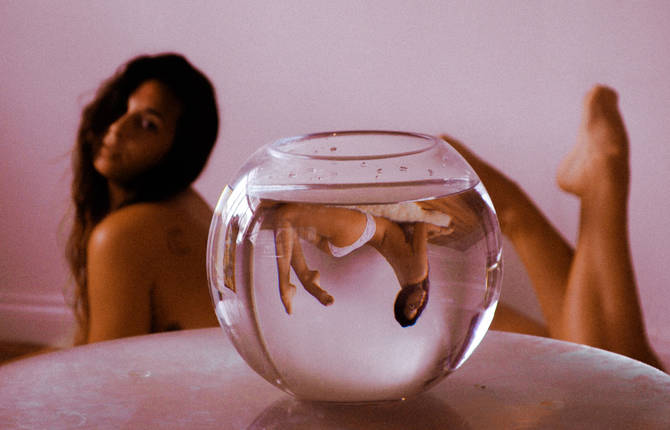 Women Portraits Through a Fishbowl