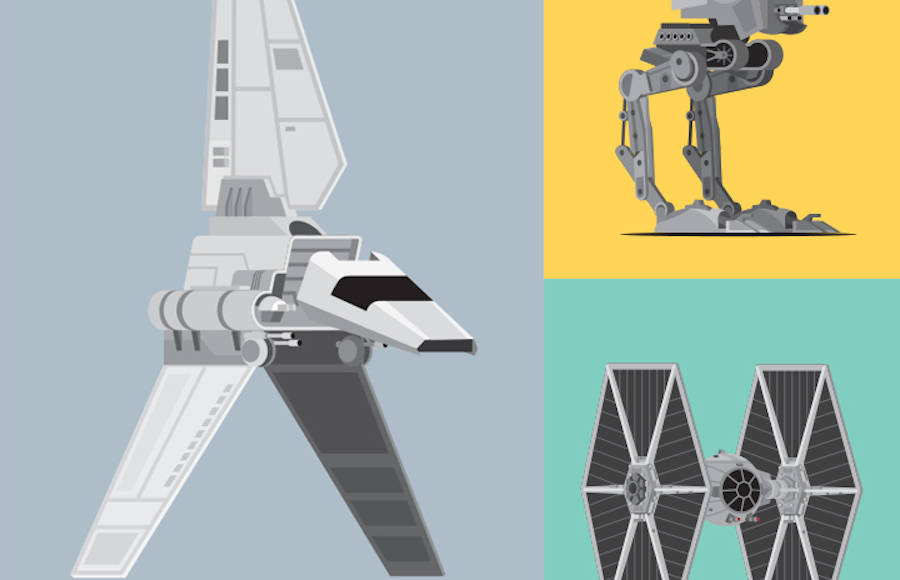 Star Wars Vehicles Posters