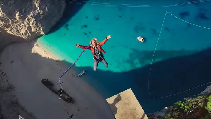 Rope Swing over a Shipwreck