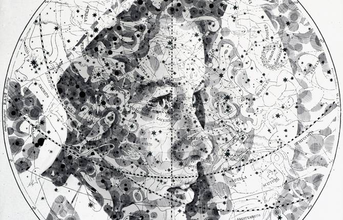 Portraits Drawn on Maps by Ed Fairburn