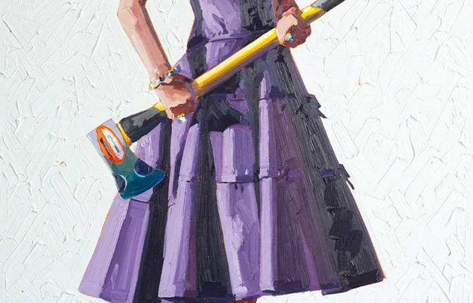 Cocktail Dress and Tool Paintings