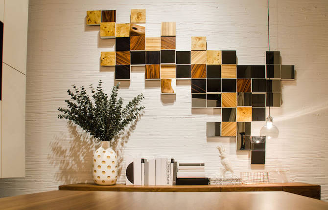 Modular Collage Tiles Mirrors