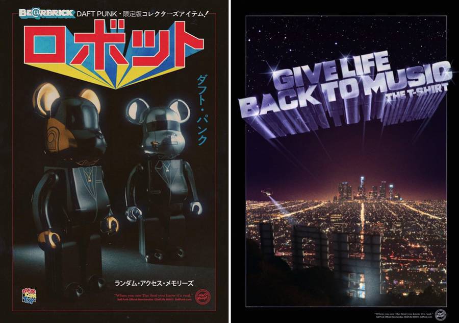 namens Geplooid Welsprekend Retro Daft Punk Posters to Promote Objects – Fubiz Media