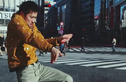 Contemporary Dancers in Shibuya
