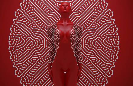 Splendid Digital Patterns Modeling on Human Bodies