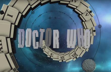Doctor Who Opening Sequence in LEGO