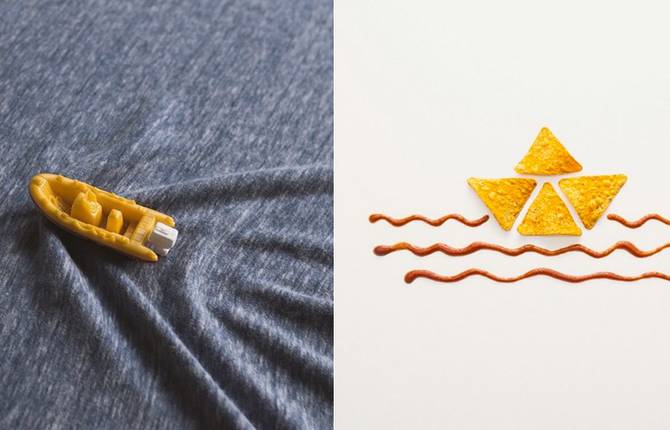 Clever Arrangements with Daily Life Elements