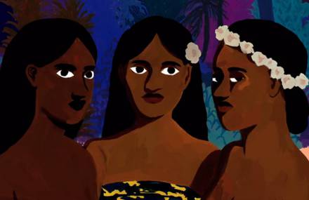 Tropical Animated Music Video for Feu! Chatterton