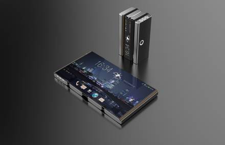 Thin Smartphone Concept that Can Be Folded