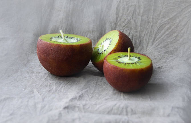 Realistic Fruit Candles