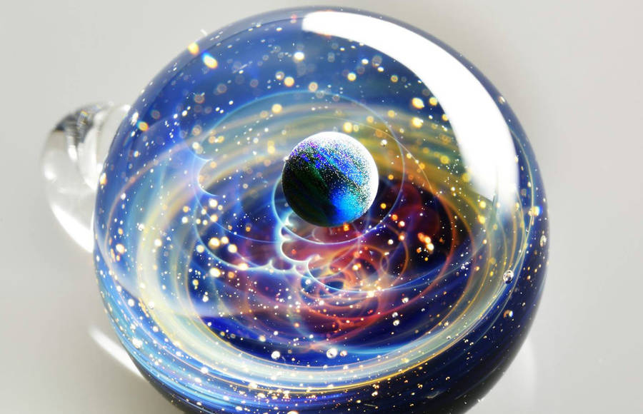 Little Galaxies in Glass Spheres