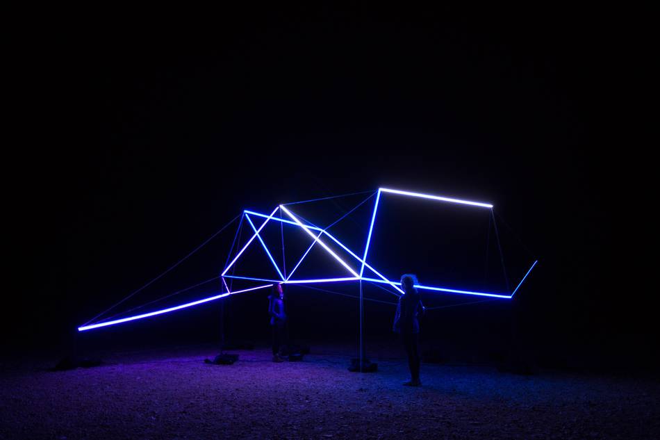 Geometrical Interactive Light Installation – Fubiz Media