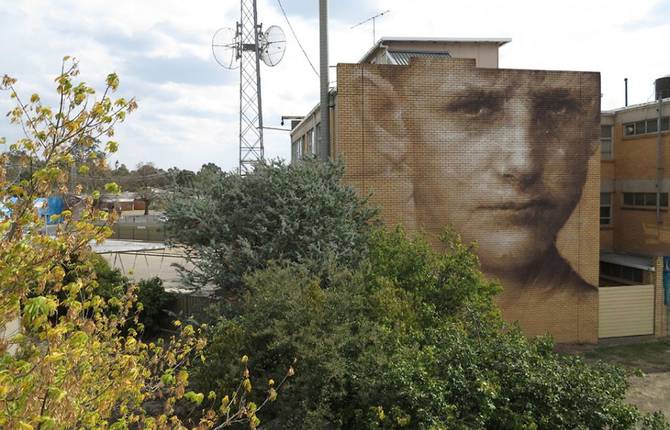Giant Street Art Portraits in Kiev