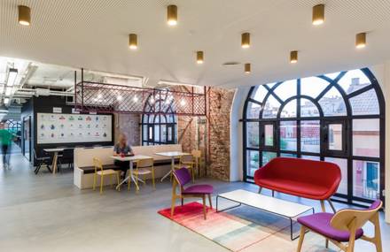 Google’s Co-Working Space in a Former Factory in Madrid