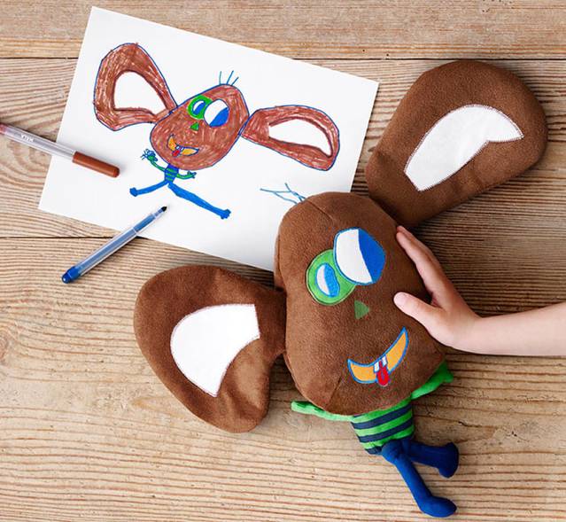 Turning Kids Drawings into Plush Toys by IKEA Media