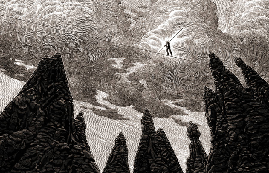 Stunning Illustrations on Scratchboard
