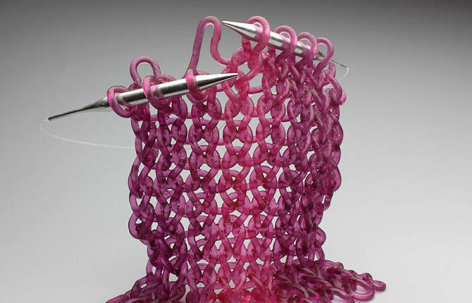 Knit Glass Sculptures by Carol Milne